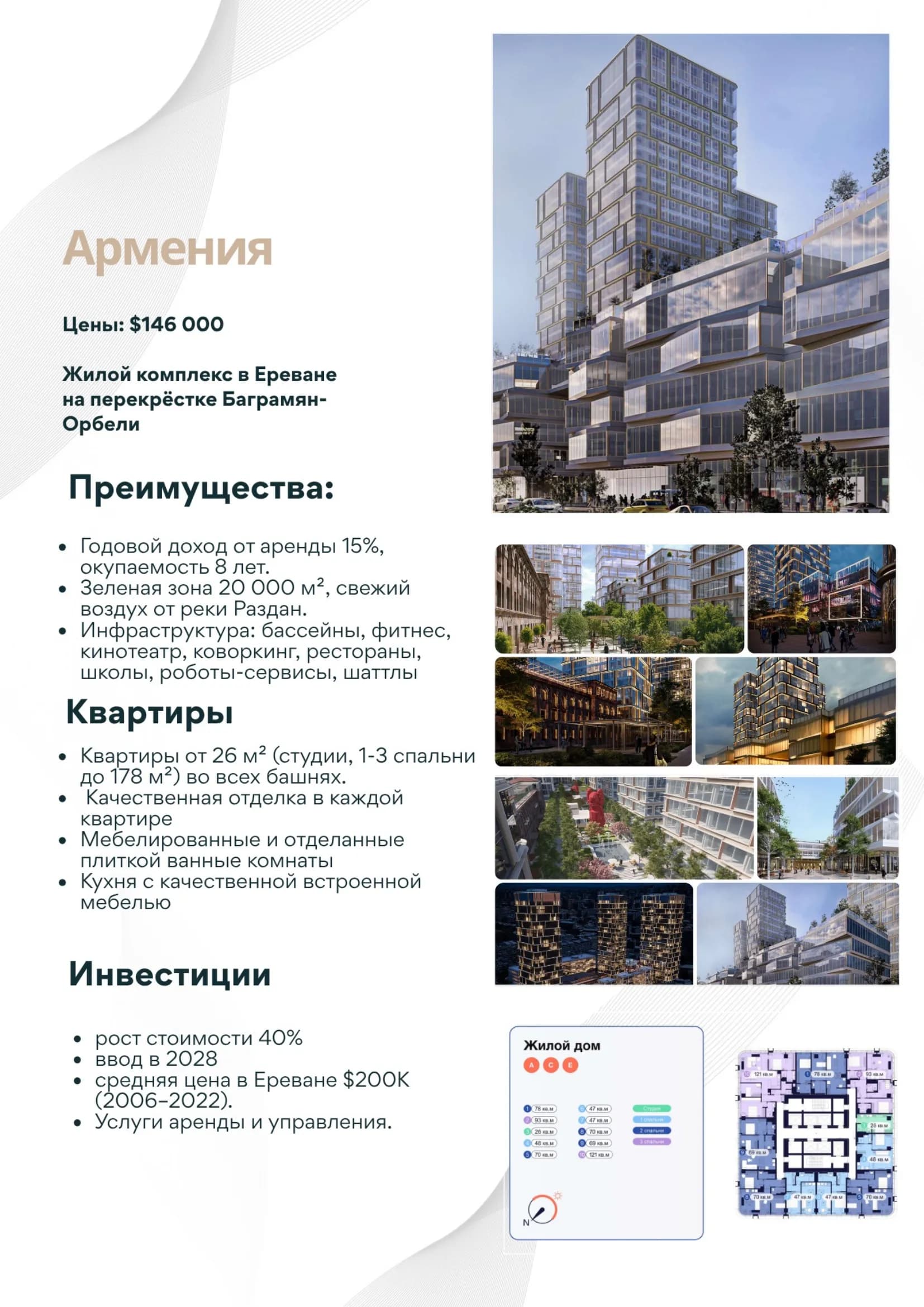 Квартиры Ереван Баграмян 1